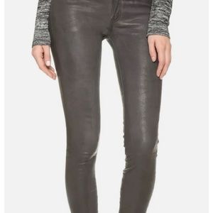 Rag and Bone Skinny Leather Jeans
